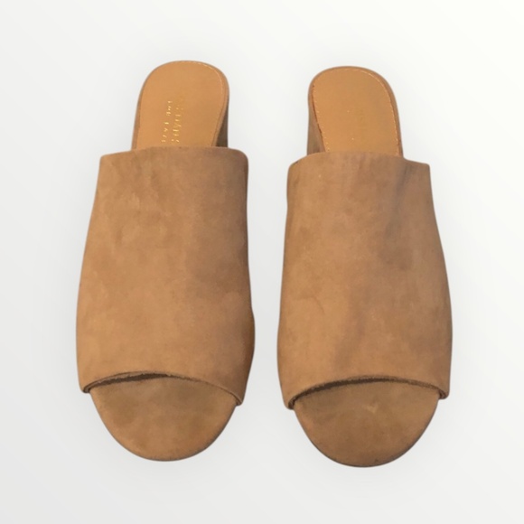 Christian Siriano Suede Sandals on Heels Size 6.5 - Picture 1 of 7